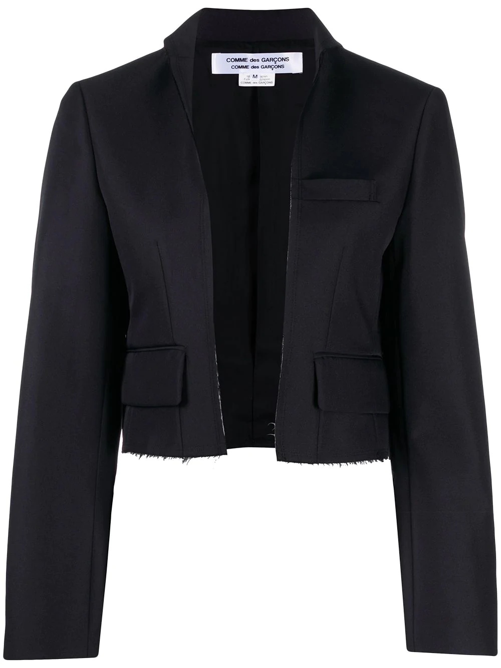 cropped tailored jacket - 1