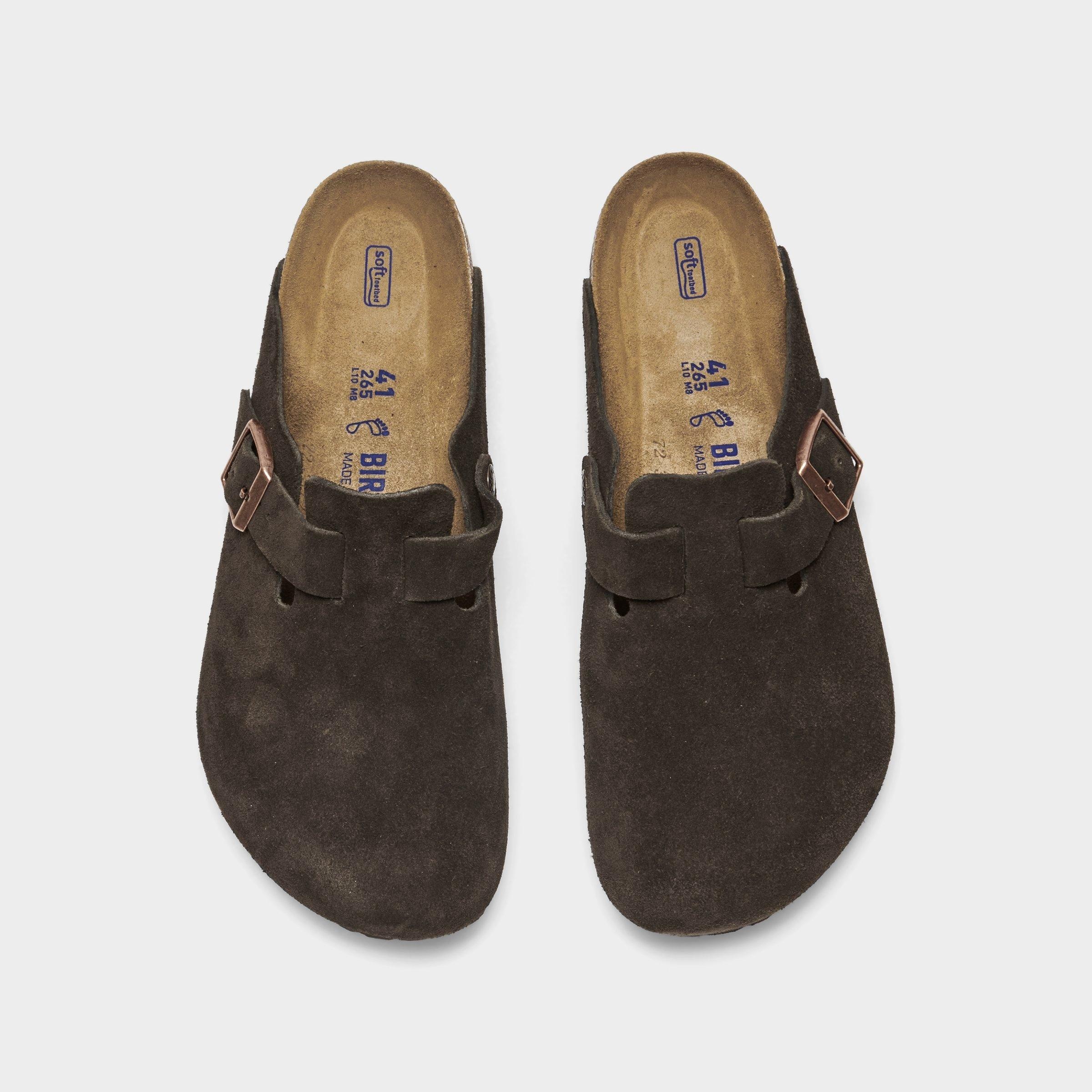MEN'S BIRKENSTOCK BOSTON SOFT FOOTBED CLOGS - 5