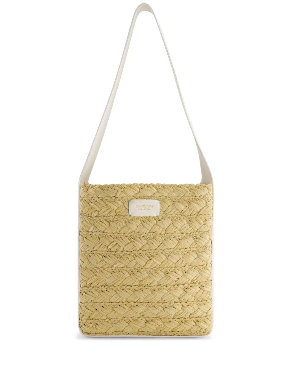 raffia beach bag - 1