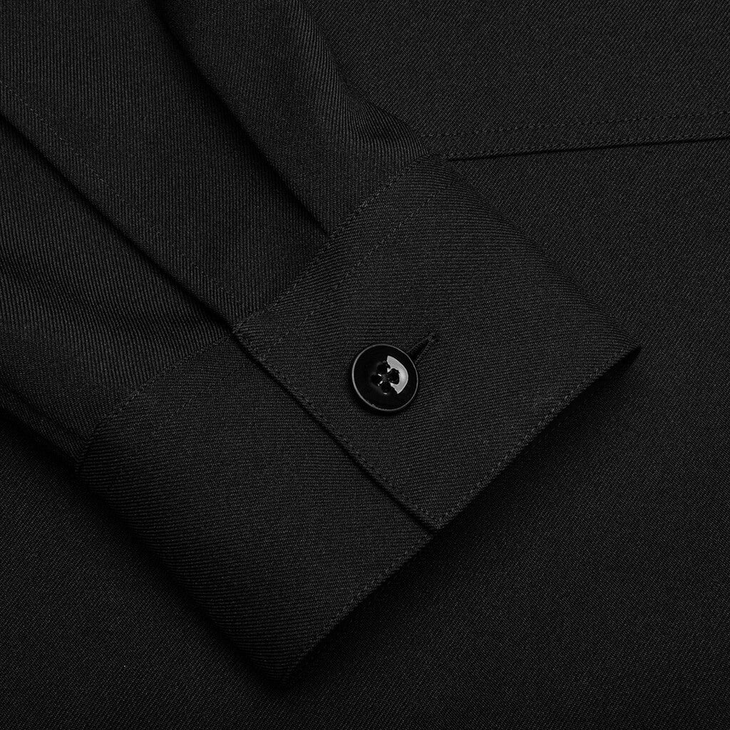 RELAXED FIT SHIRT 53 - BLACK - 4