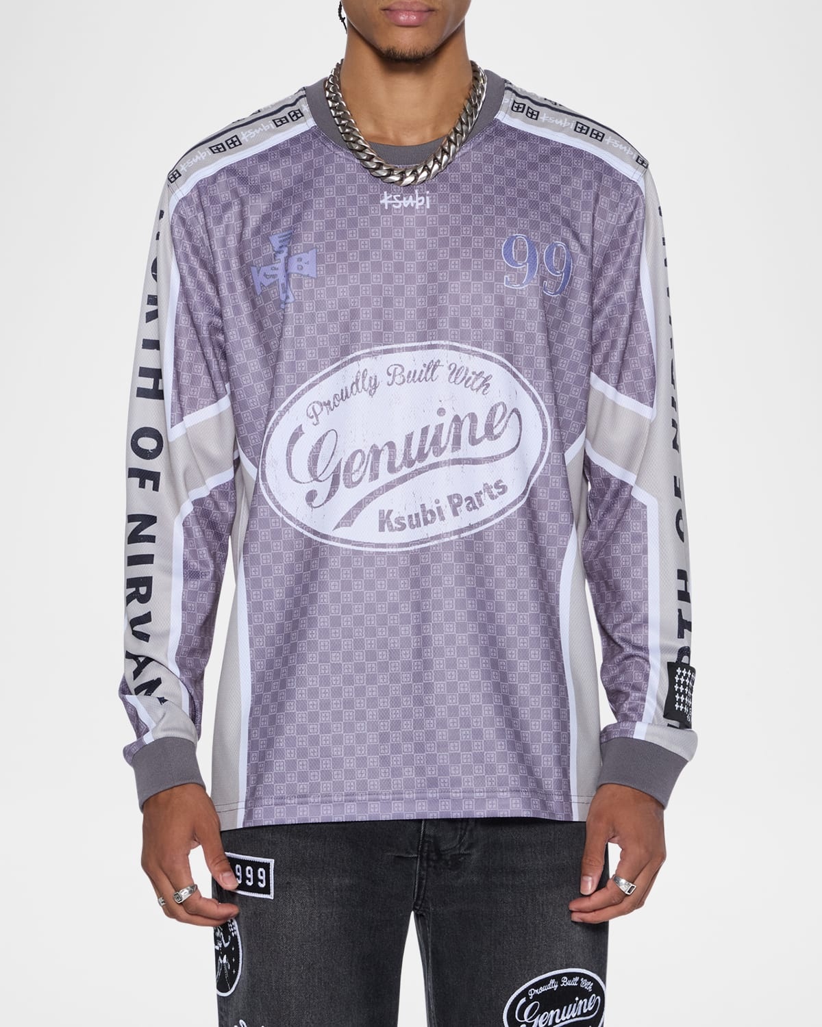Men's Garage Moto Jersey Long-Sleeve T-Shirt - 4