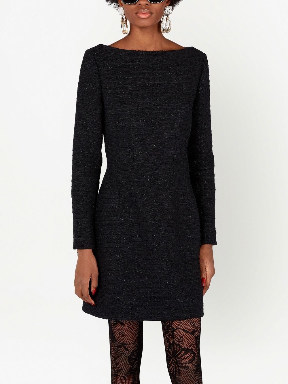glittered tweed dress - 3