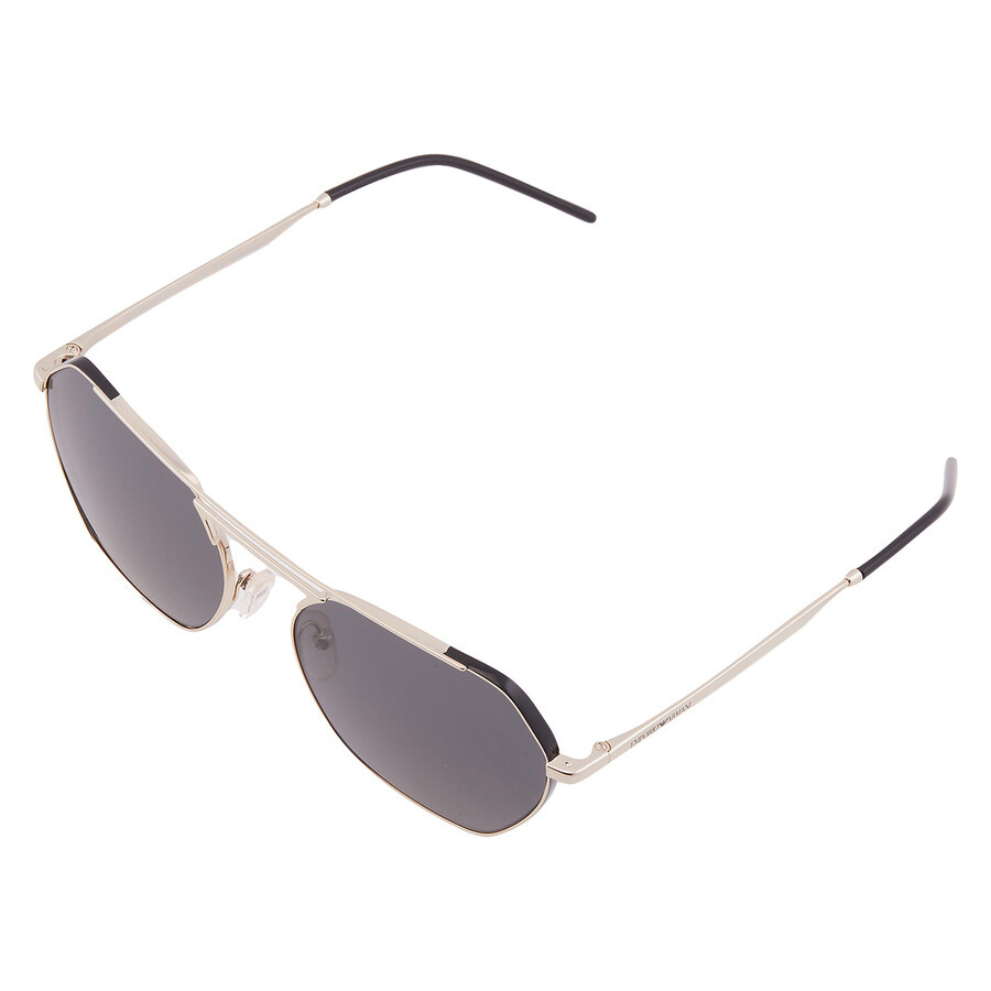 Emporio Armani Dark Grey Pilot Ladies Sunglasses EA2148 301387 56 - 3