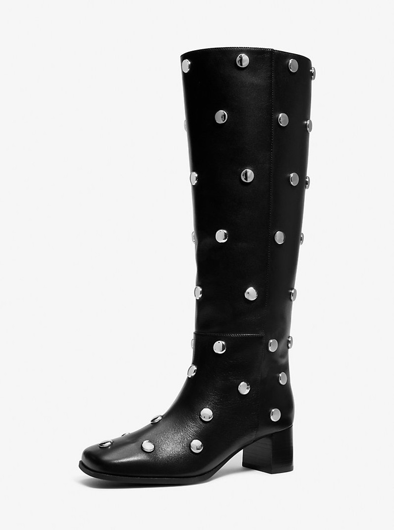 MICHAEL KORS Matilda Flex Studded Leather Boot outlook