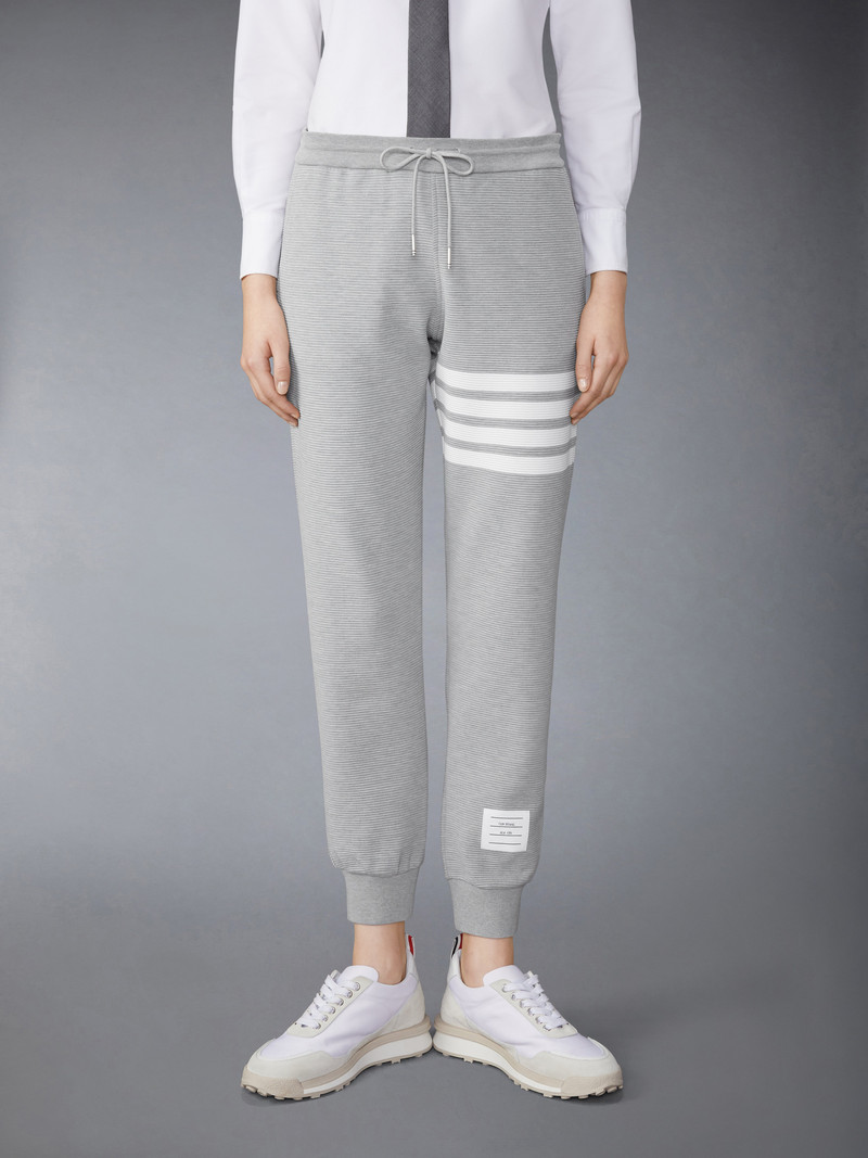 Thom Browne COTTON OTTOMAN RIB 4-BAR SWEATPANTS outlook