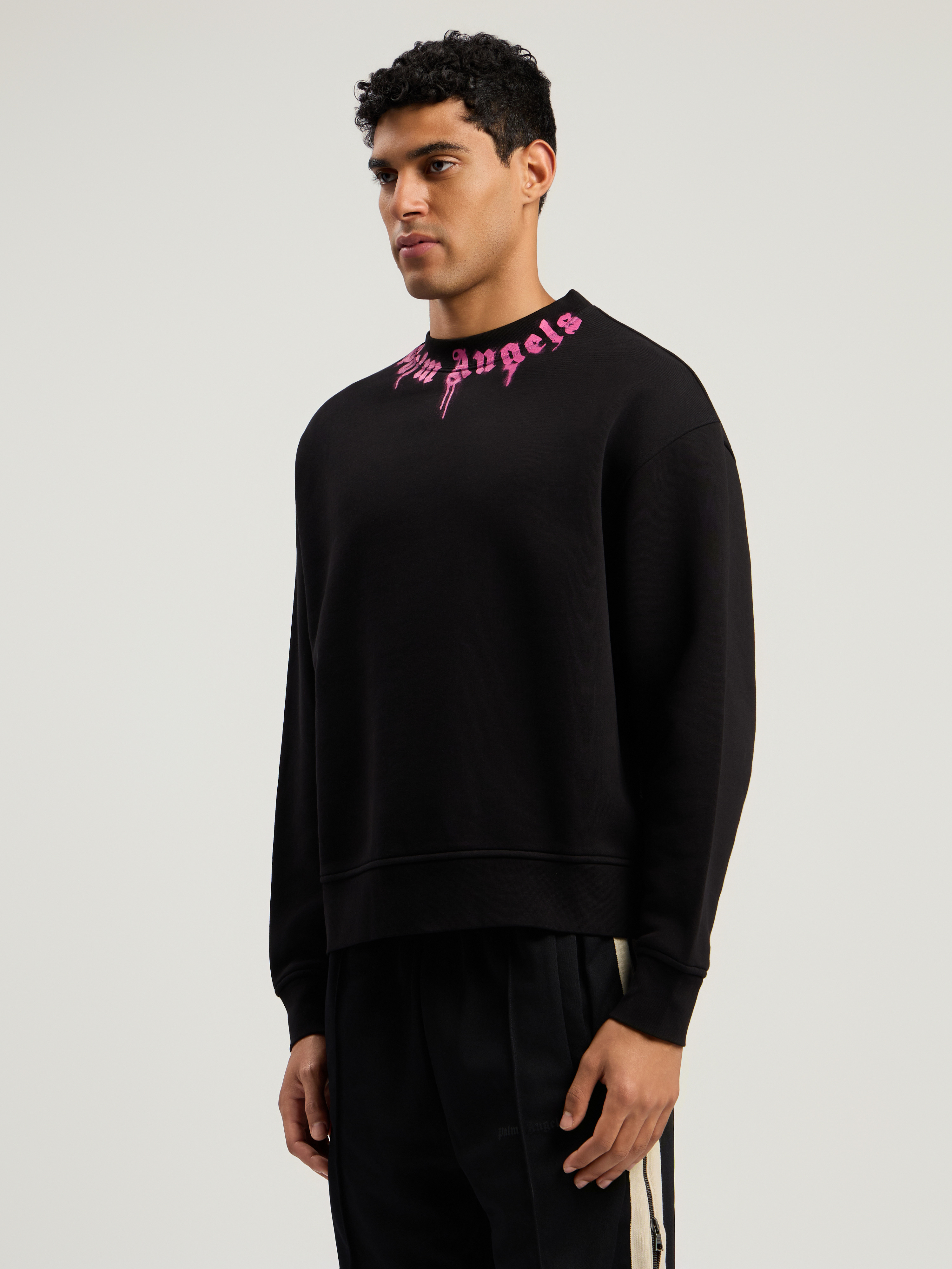 Neck Logo Crew Sweatshirt - 4