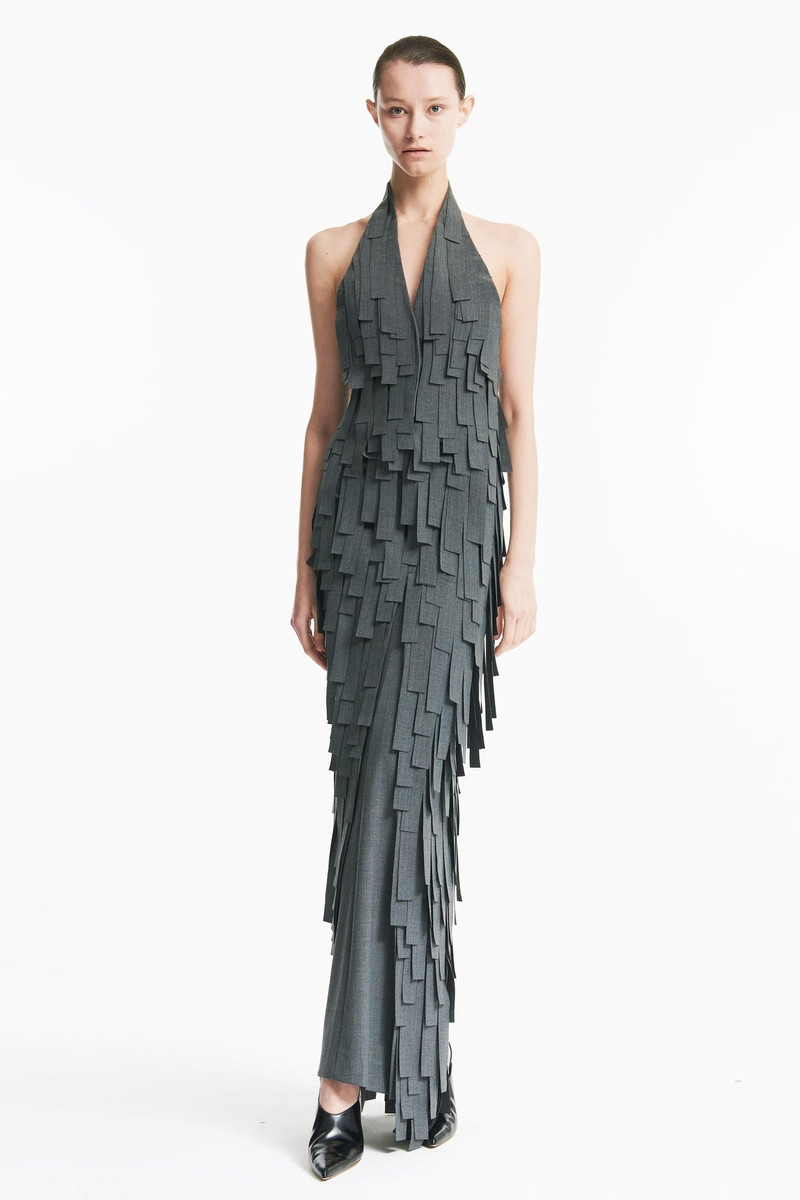 A.W.A.K.E. MODE MULTI RECTANGLE BACKLESS VEST GREY outlook