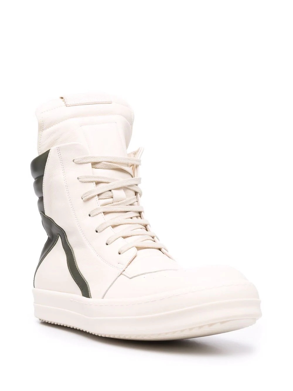 panelled high-top sneakers - 2