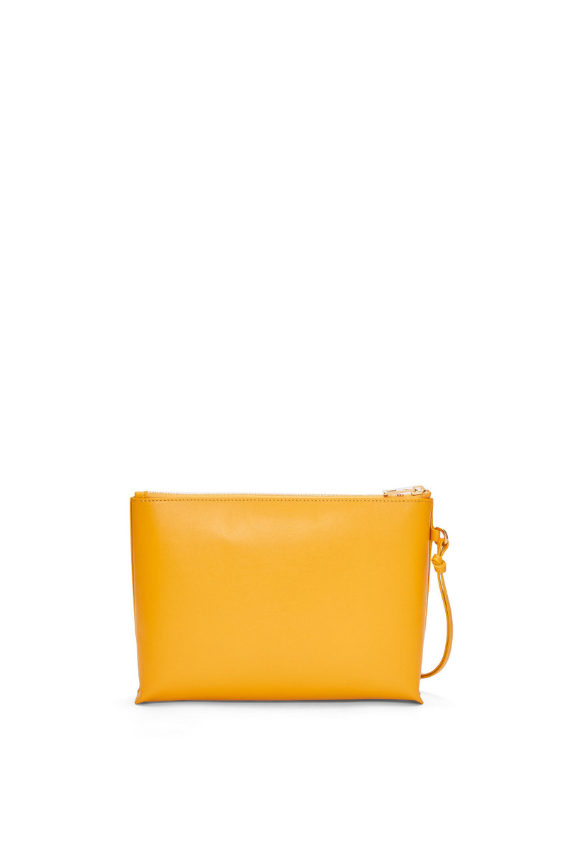 Embossed LOEWE T Pouch in shiny nappa calfskin 3