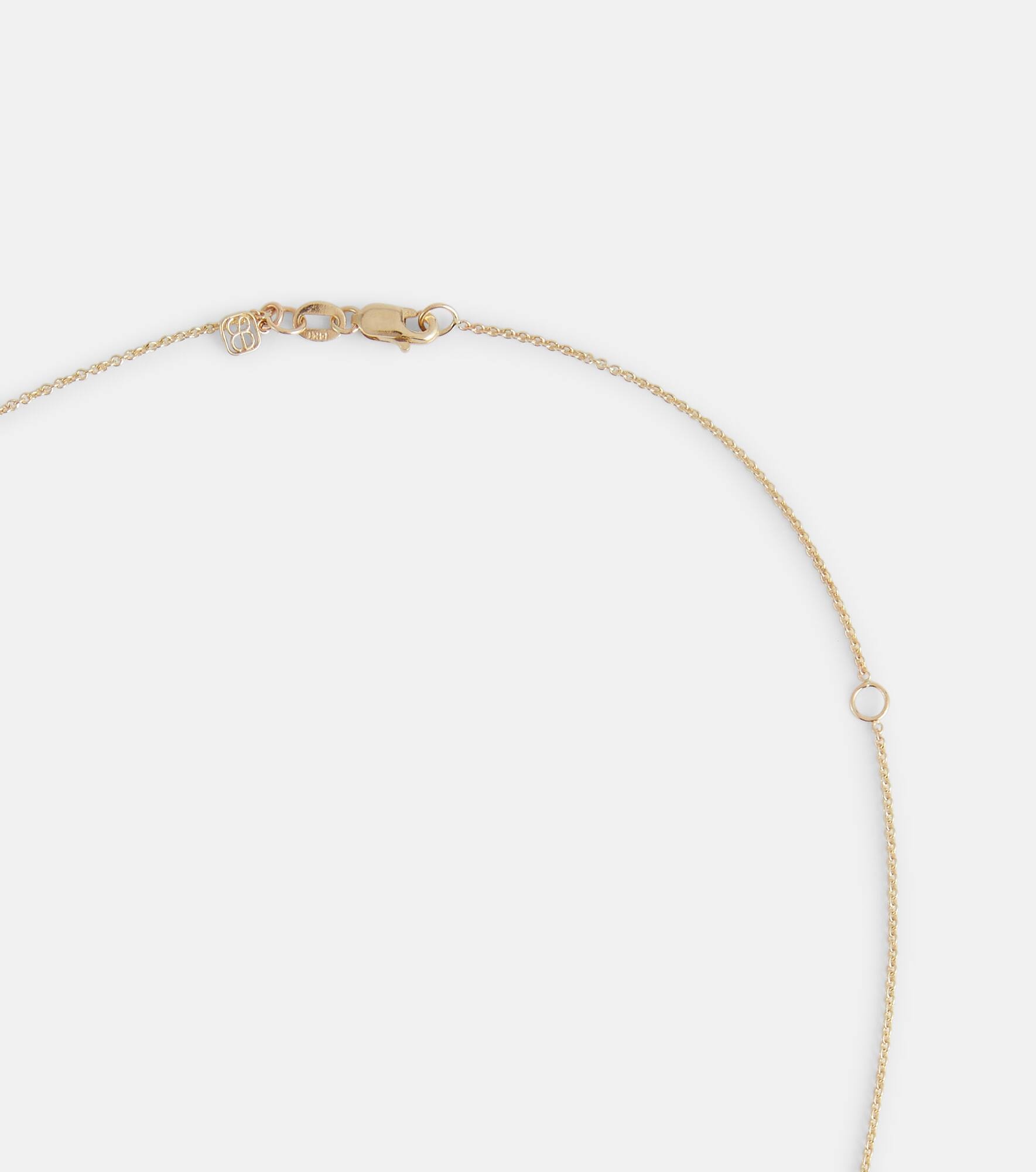 Groovy Eye 14kt yellow gold necklace with diamonds - 4