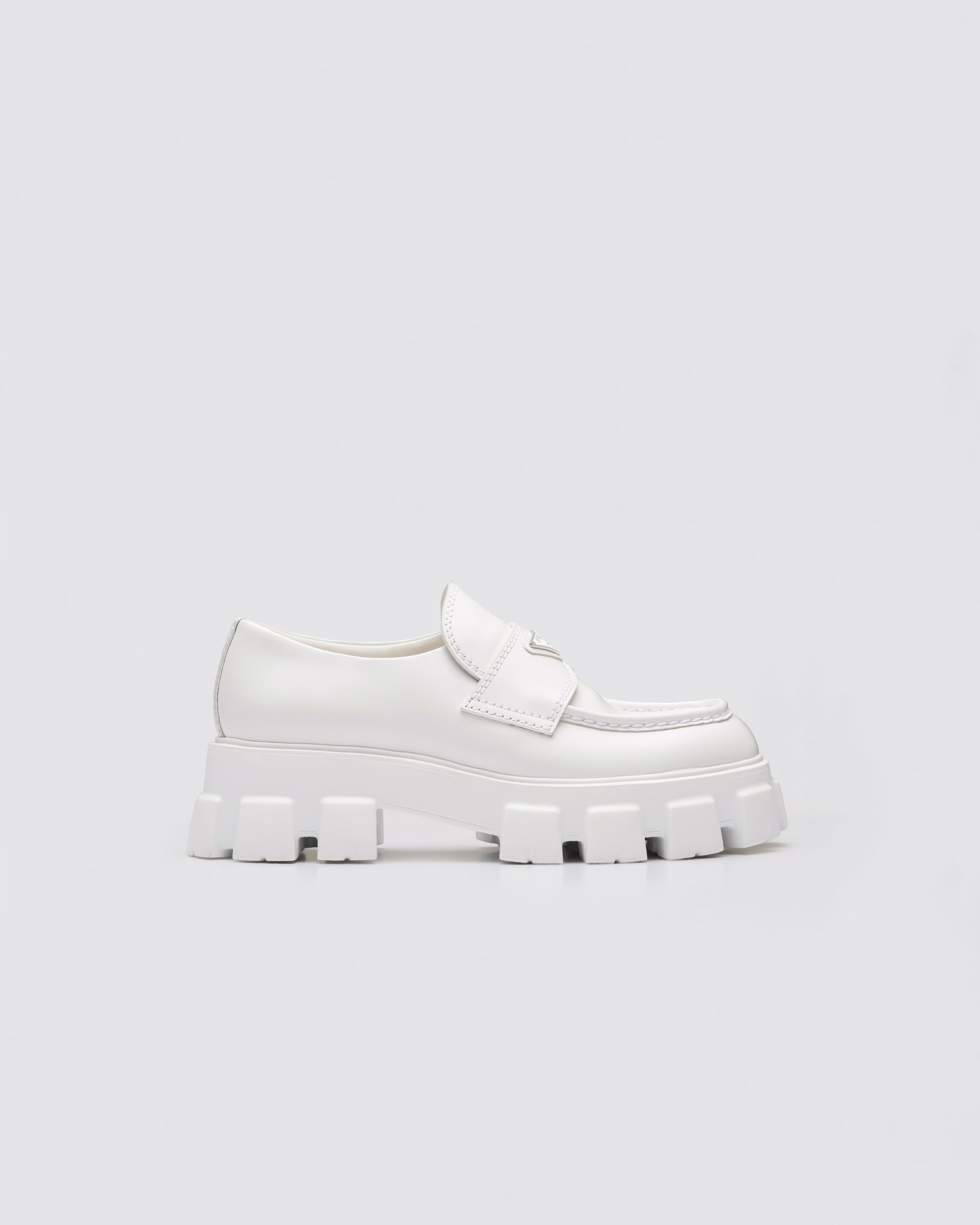 Monolith brushed leather loafers - 2