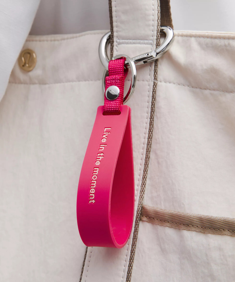 lululemon Silicone Keychain outlook