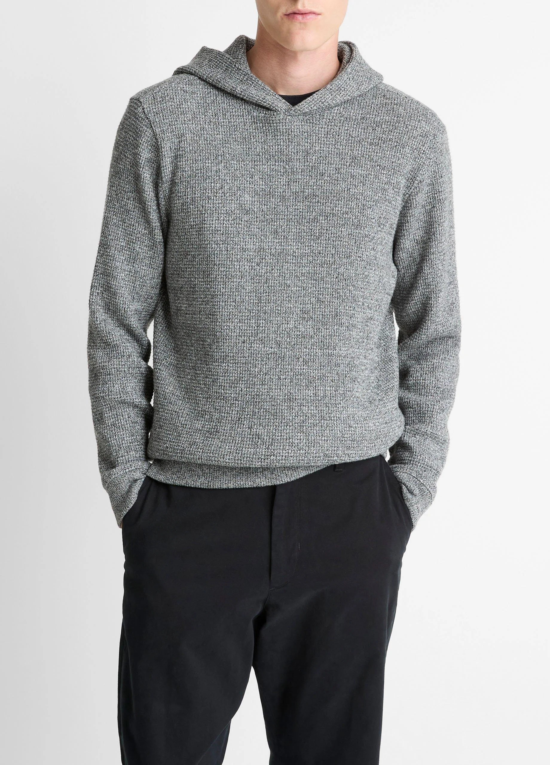 Brushed Waffle Hoodie - 1