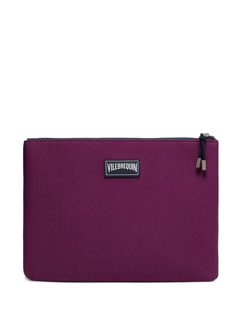 Vilebrequin turtle embossed clutch outlook