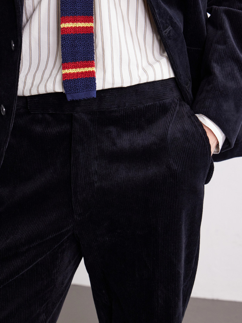 Chester Tapered Cotton-Blend Corduroy Suit Trousers 5