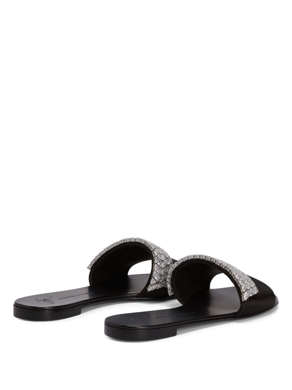 Tesy rhinestone-embellished slides - 3