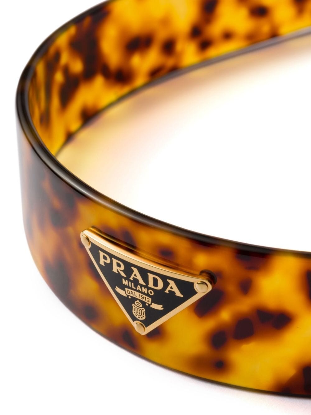 triangle-logo plexiglas headband - 2