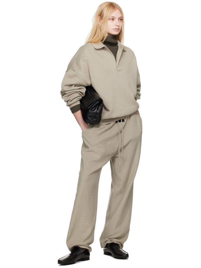 ESSENTIALS Gray Relaxed Sweatpants outlook