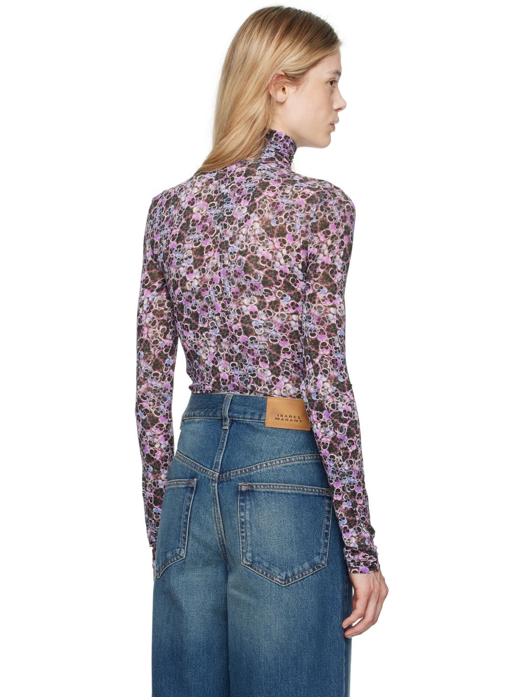 Purple Joyela Turtleneck - 3