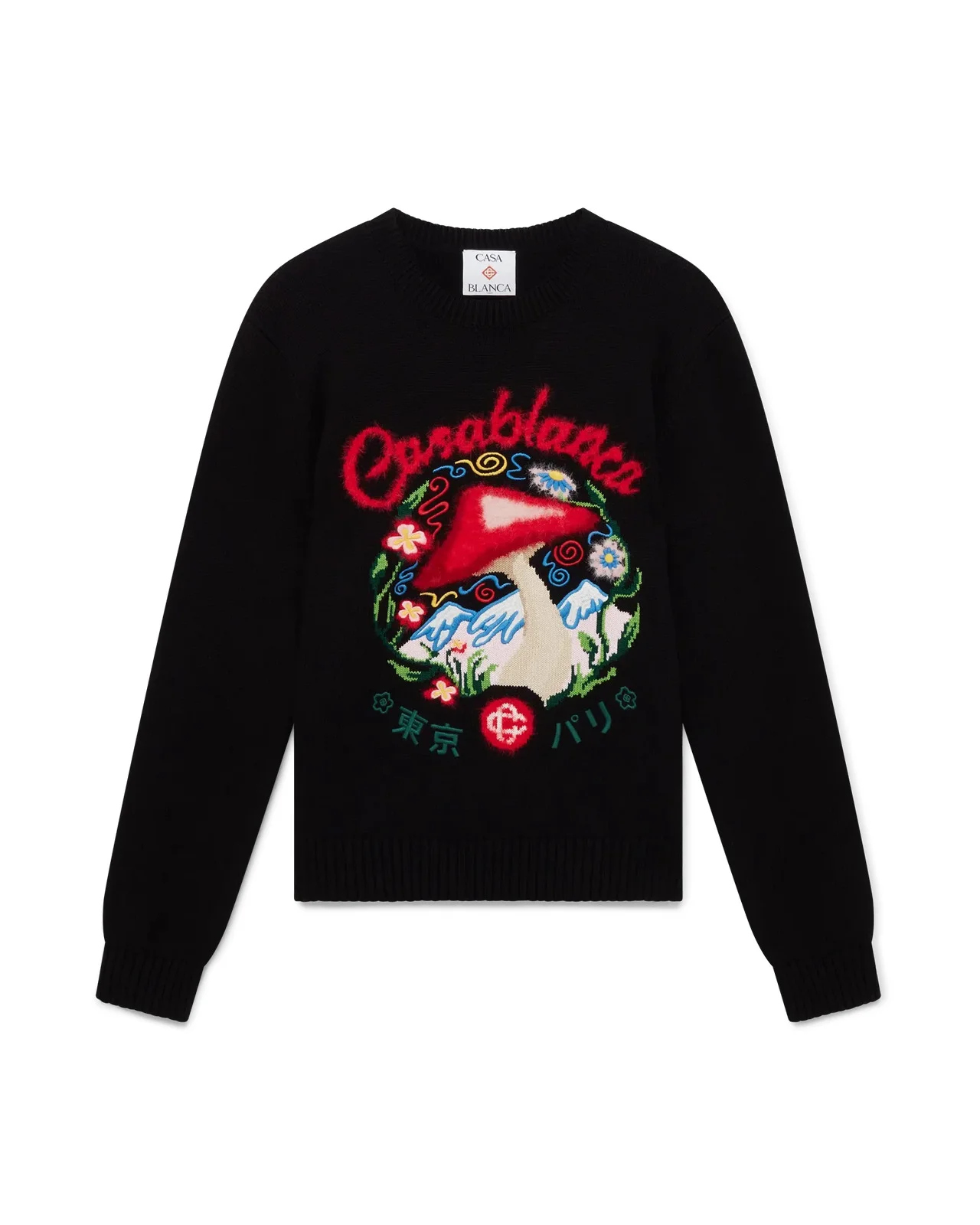 Cotton Embroidered Mushroom Jumper - 1