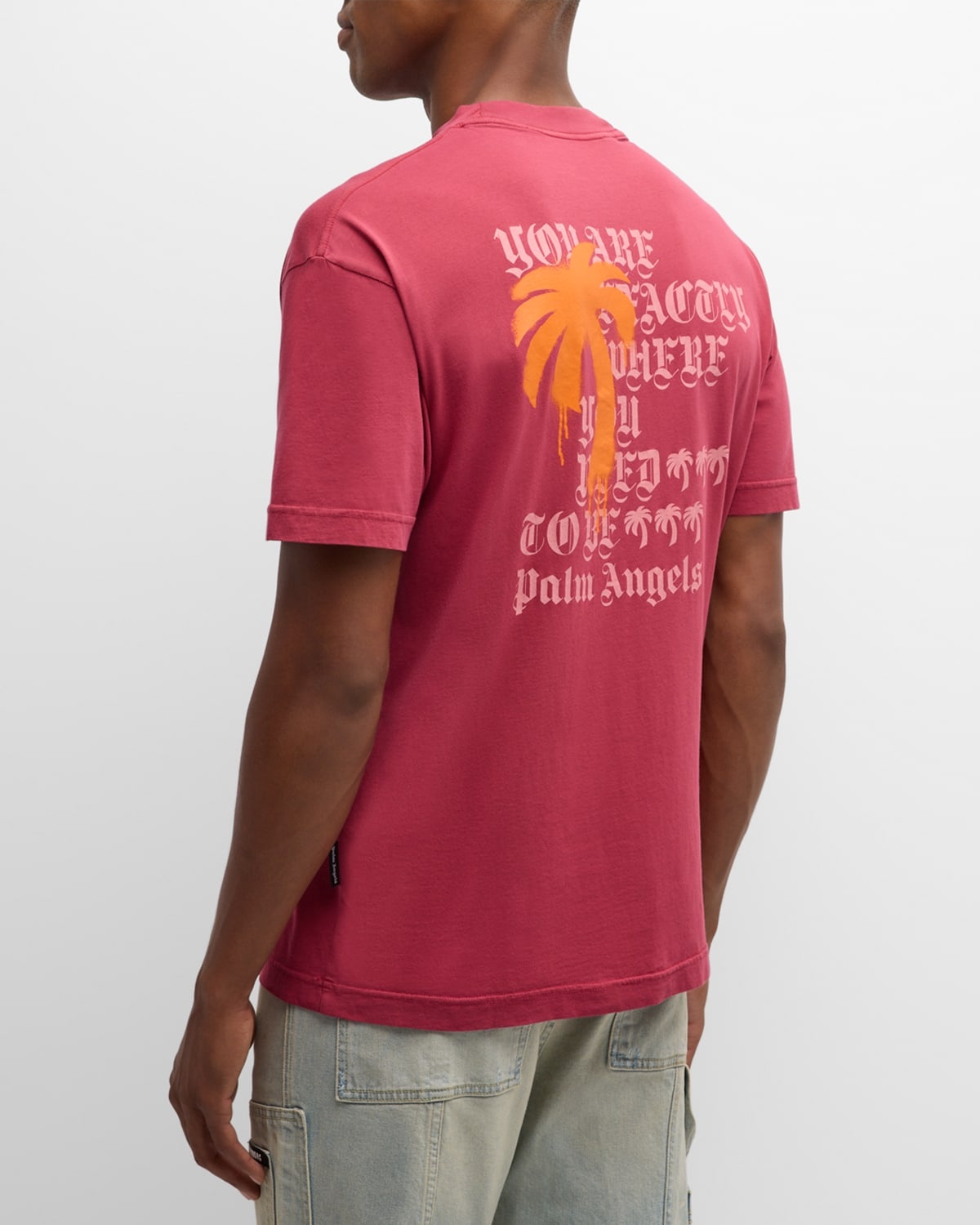 Palm Angels STATEMENT MONOGRAM T-Shirt | REVERSIBLE