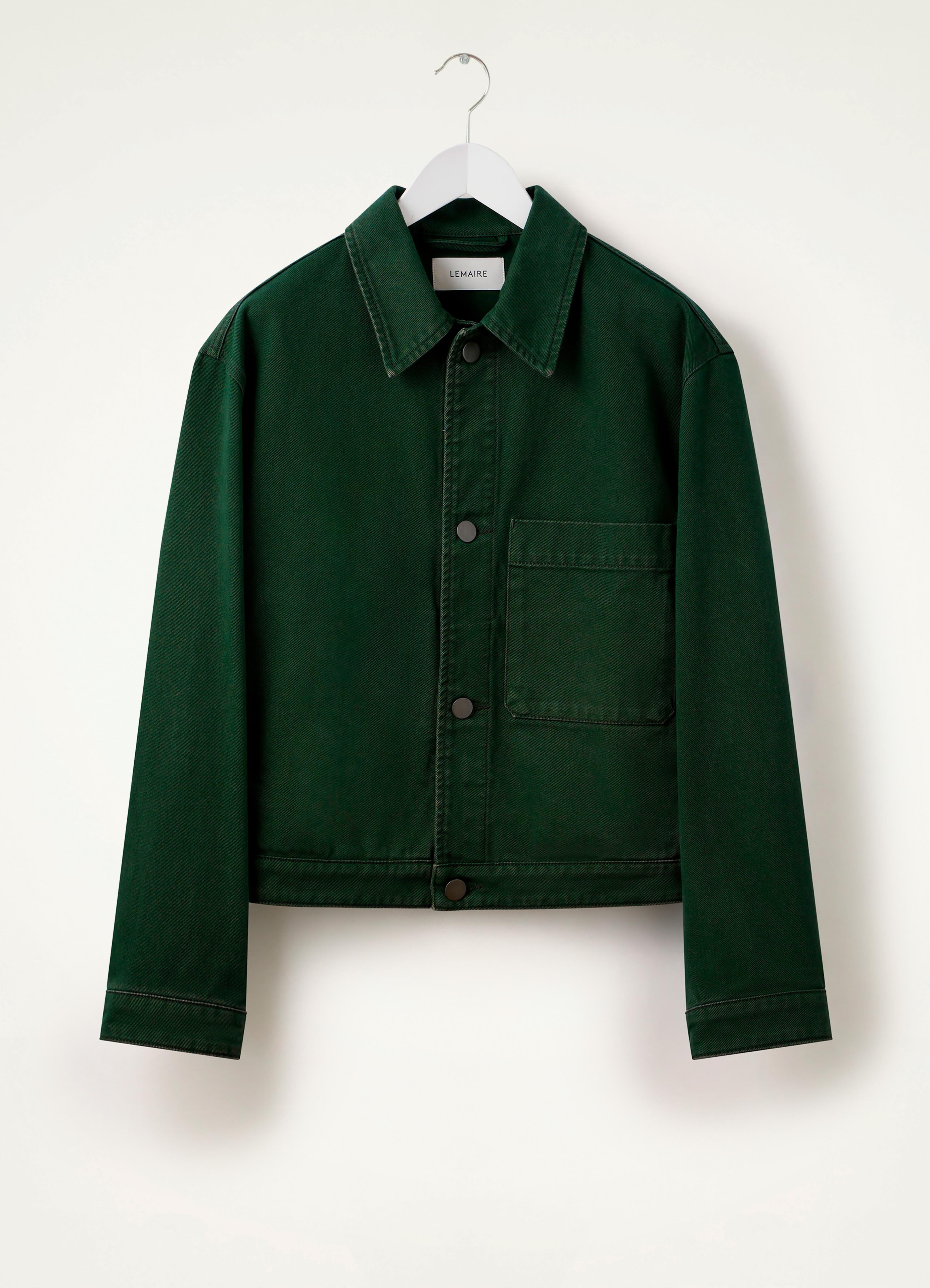 Lemaire BOXY TRUCKER JACKET | REVERSIBLE