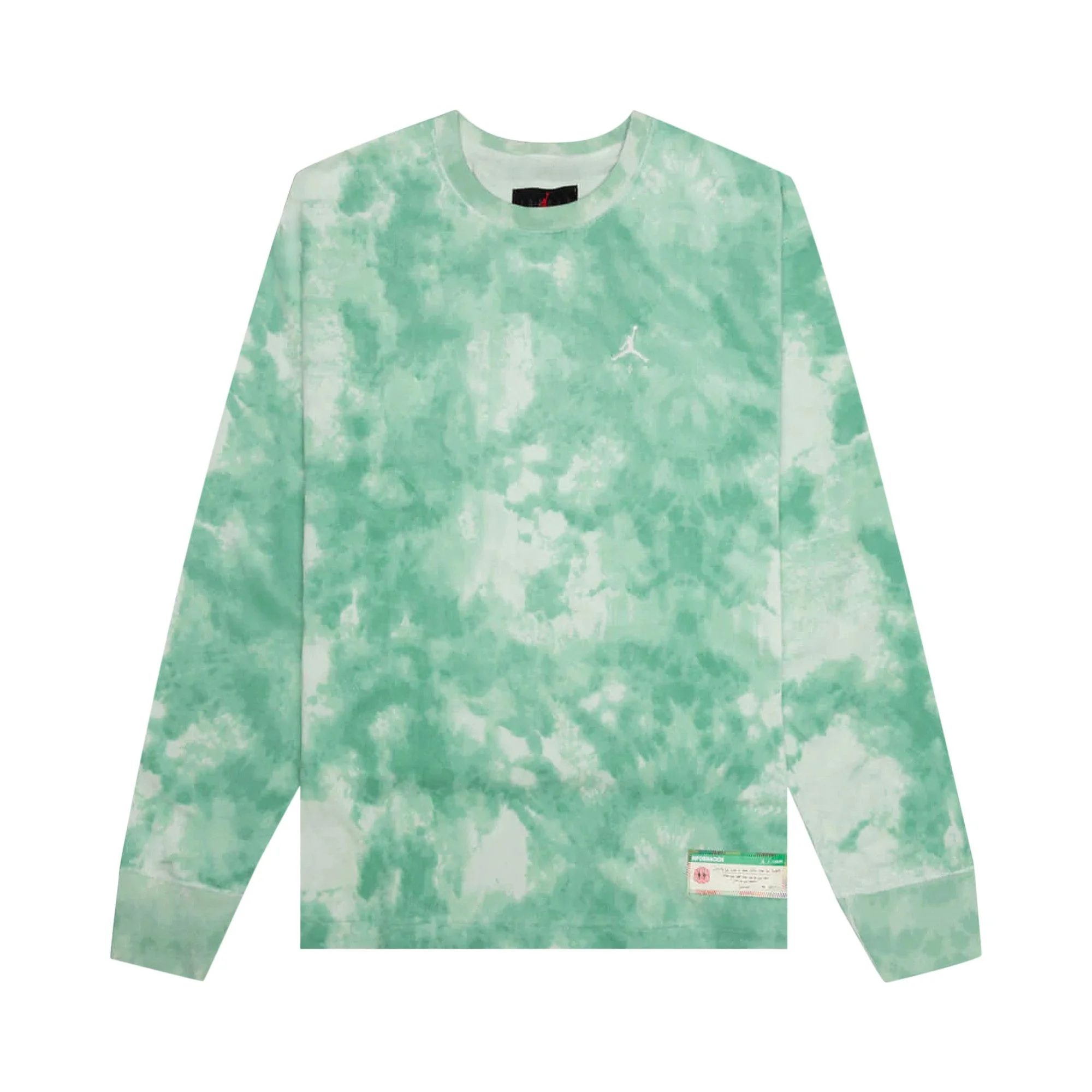 Air Jordan x J Balvin Long-Sleeve Tee 'Jade Aura/Enamel Green' - 1