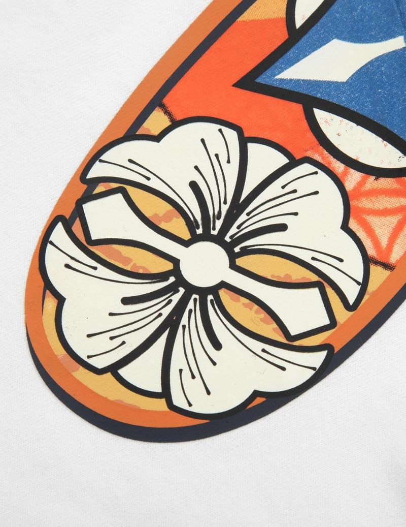 MULTI-HANAFUDA DARUMA AND DAICOCK PRINT LOOSE FIT T-SHIRT 11