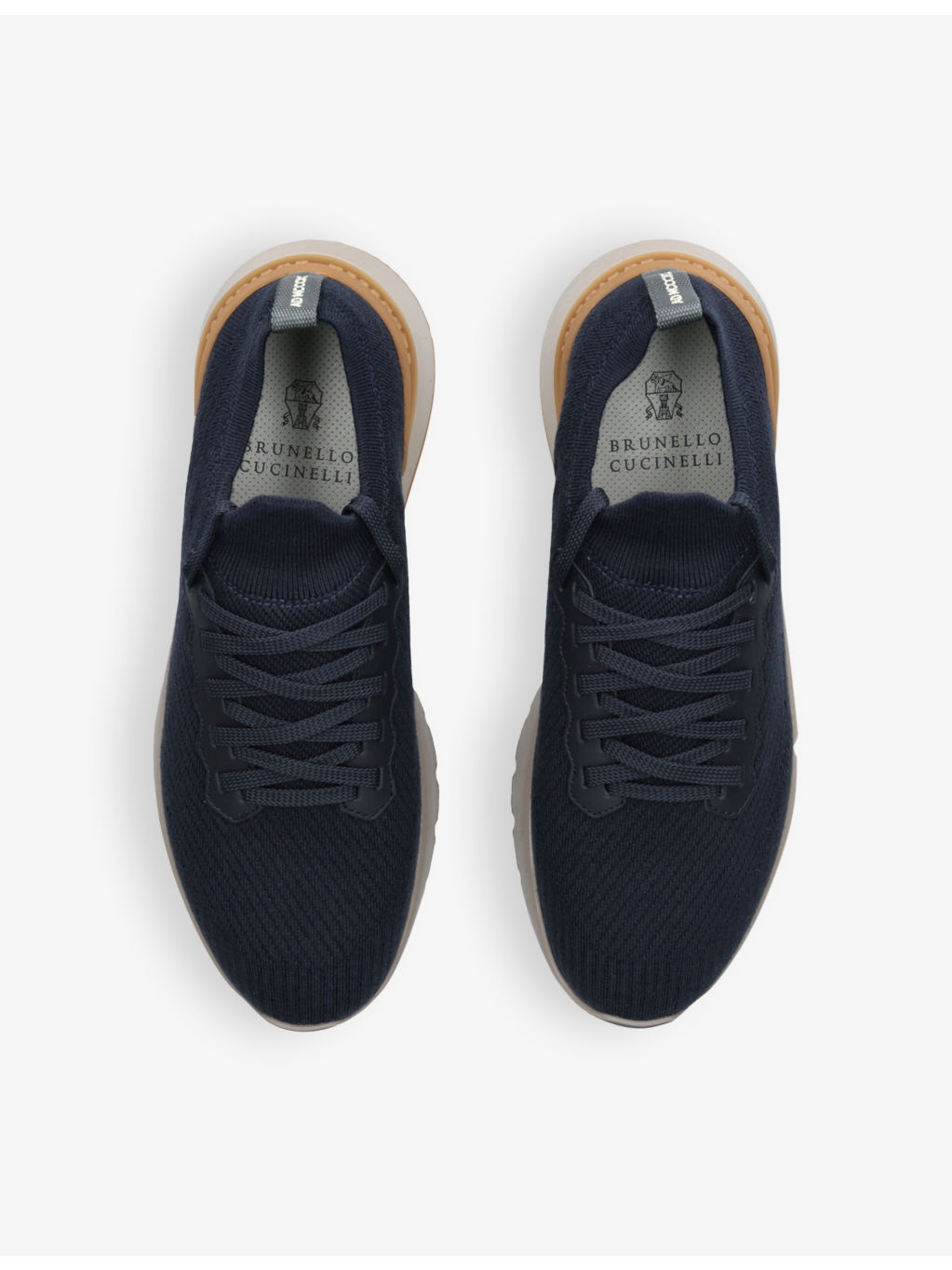 Ribbed wool-knit low-top trainers - 2