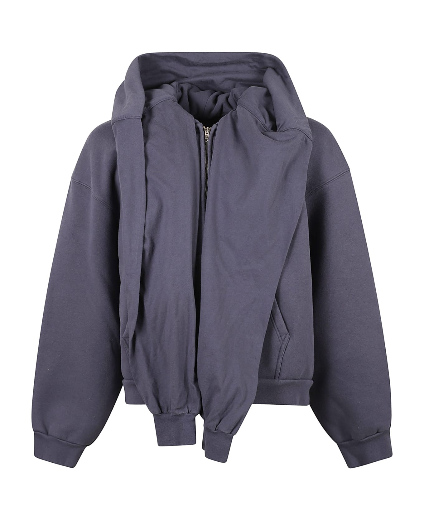 Cropped Zip Hoodie - 1