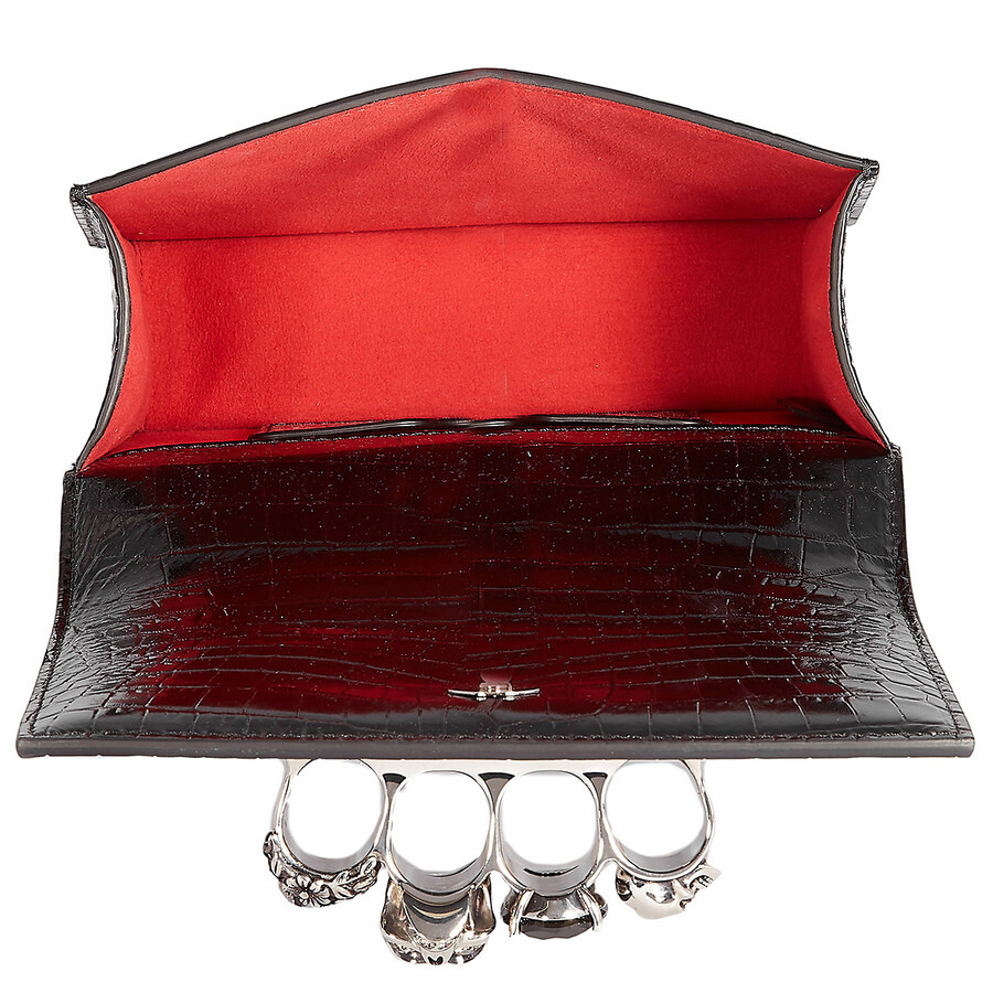 Alexander Mcqueen Mini Jeweled Chain Linked Shoulder Bag - 6