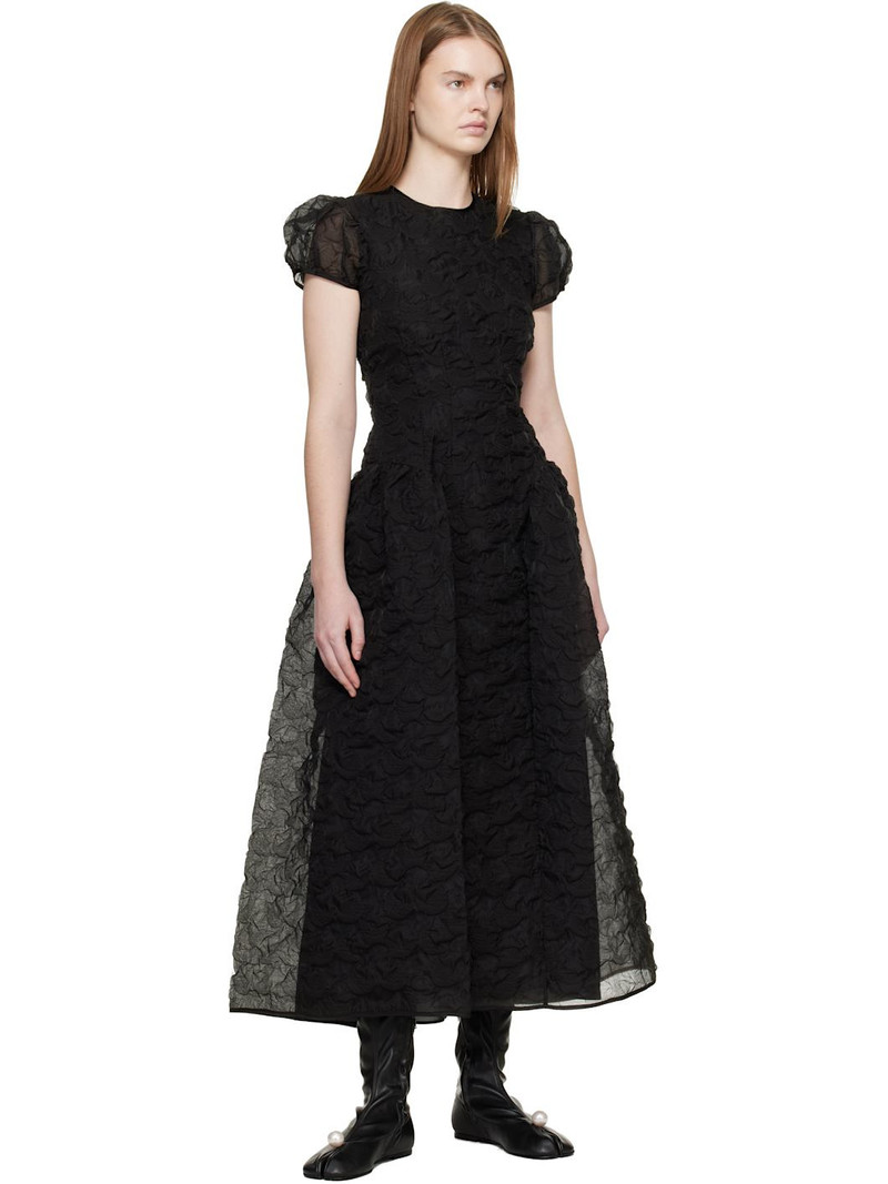 CECILIE BAHNSEN Black CBcleopatra Midi Dress outlook