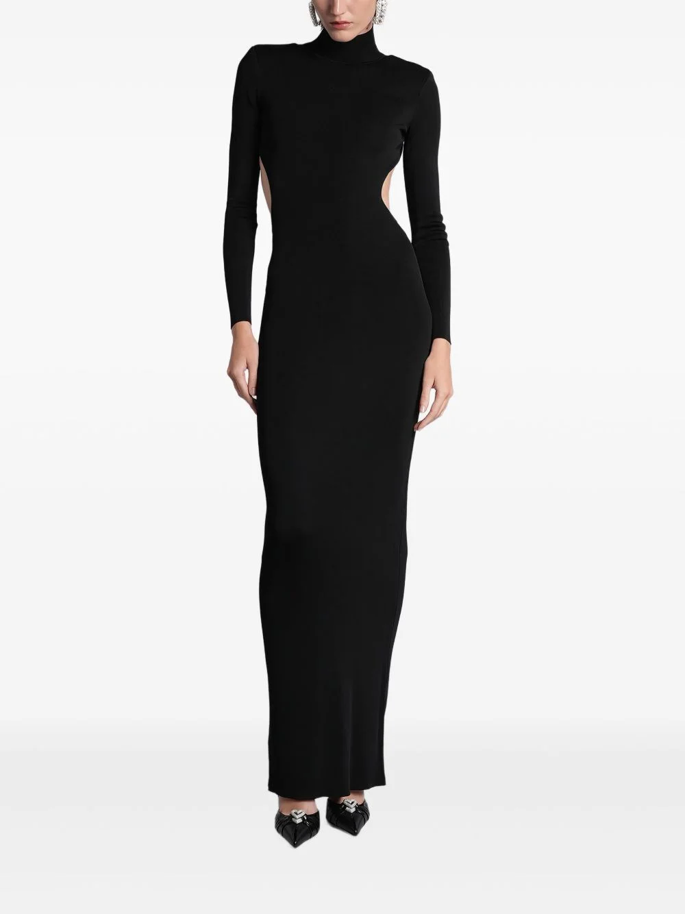ribbed maxi dress - 1
