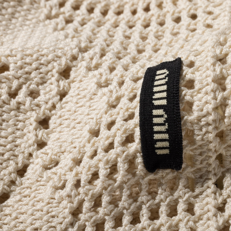Cotton crochet tote bag 4