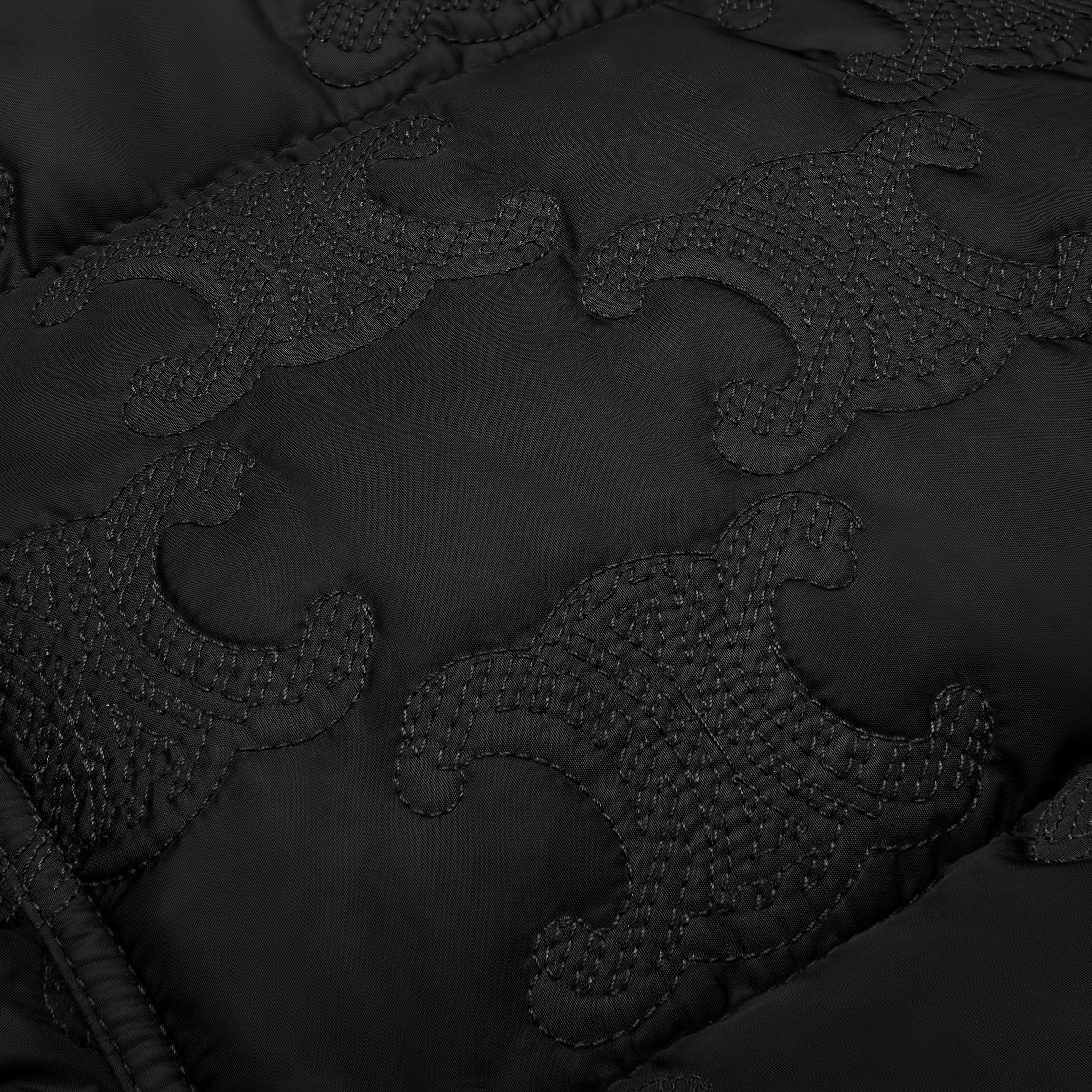 long triomphe down jacket in lightweight nylon - 4