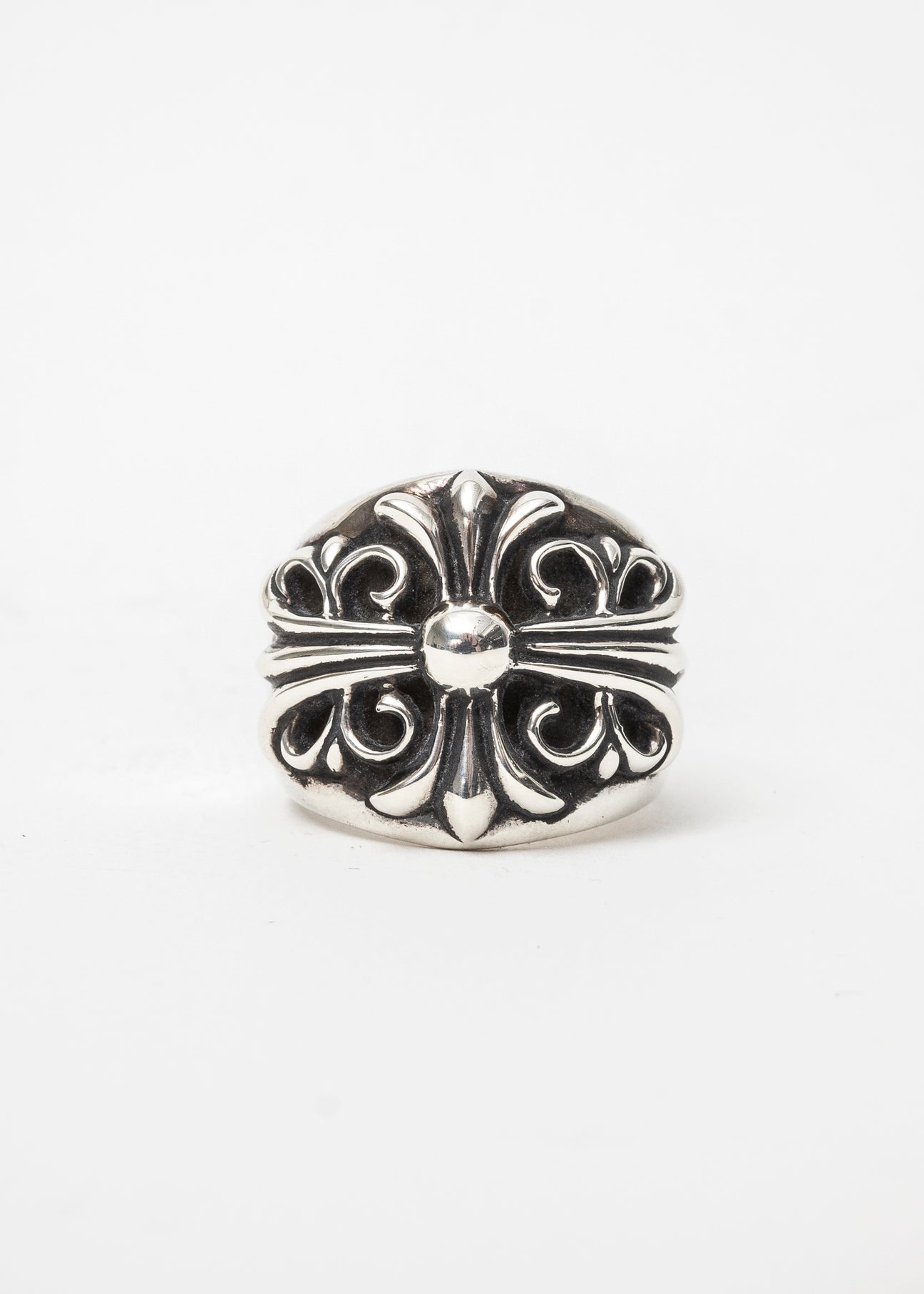 Silver CH Keeper Floral Silver Ring - 1