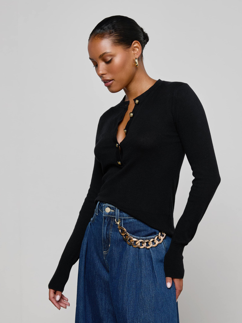 Ronda Knit Henley Top 3