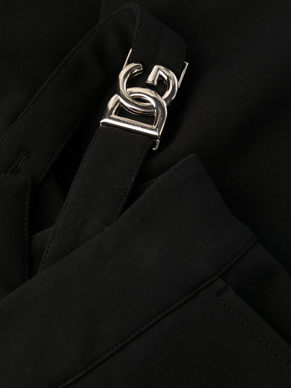 logo-plaque detail trousers - 5