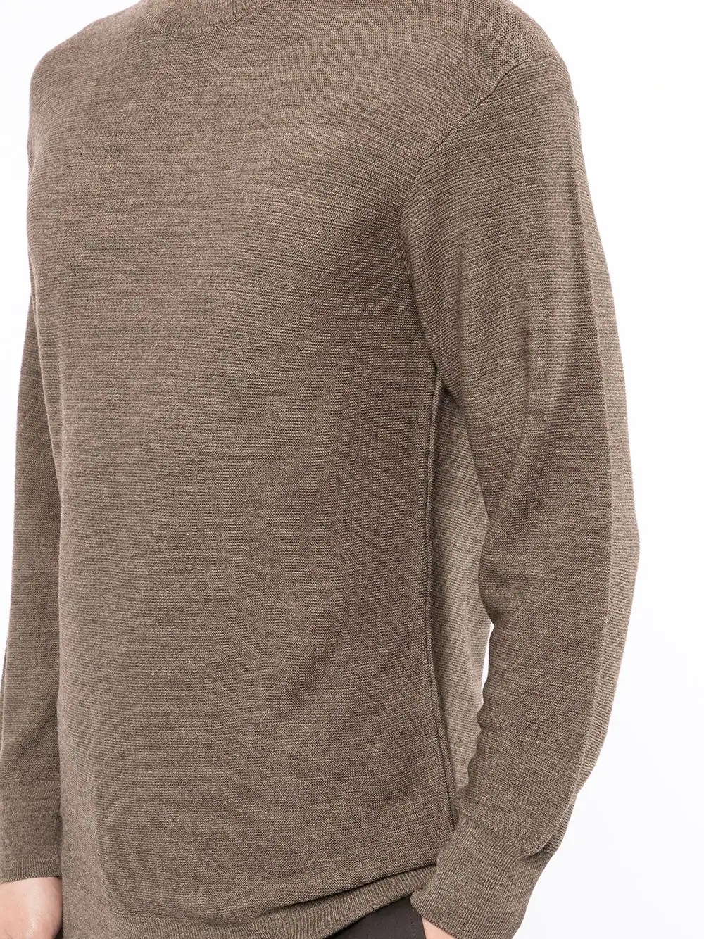 merino-blend knit jumper - 5