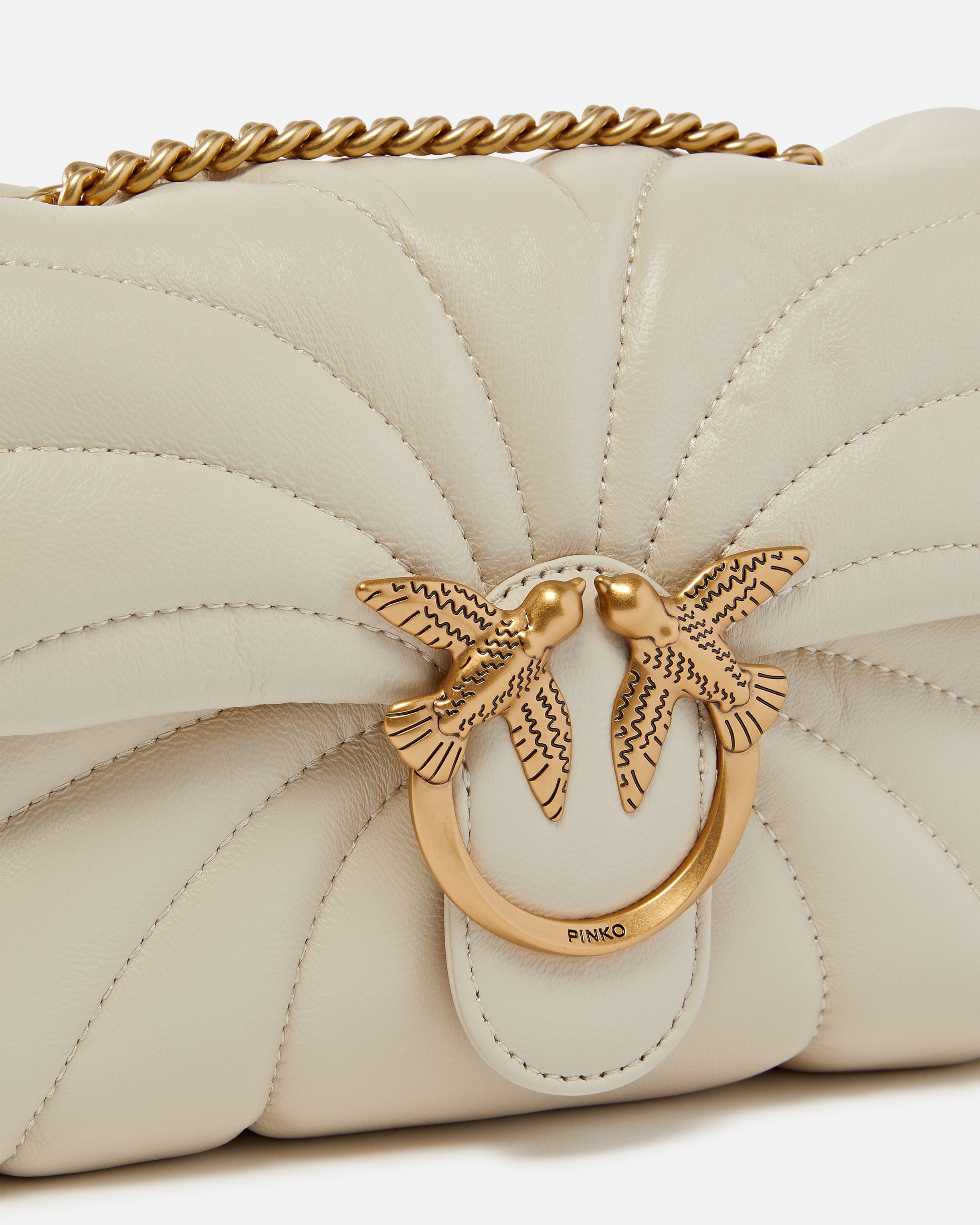 LOVE BAG PUFF BUTTERFLY MINI NAPPA LEATHER CROSSBODY BAG - 3