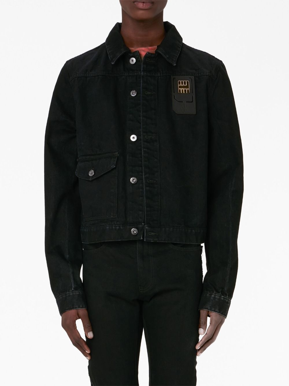 Sim Card cotton trucker jacket - 3
