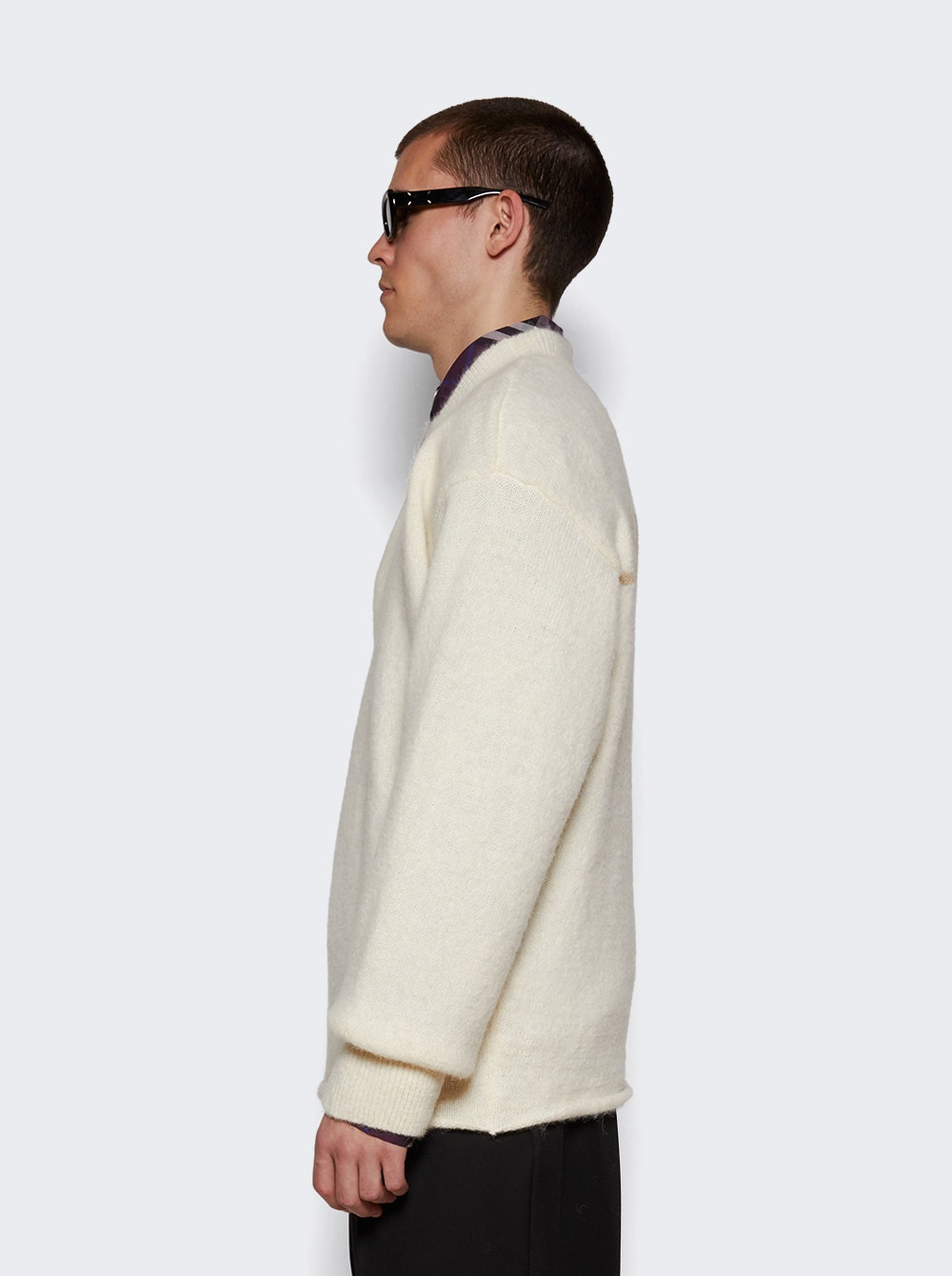 Le Pull Logo Sweater Light Beige - 4