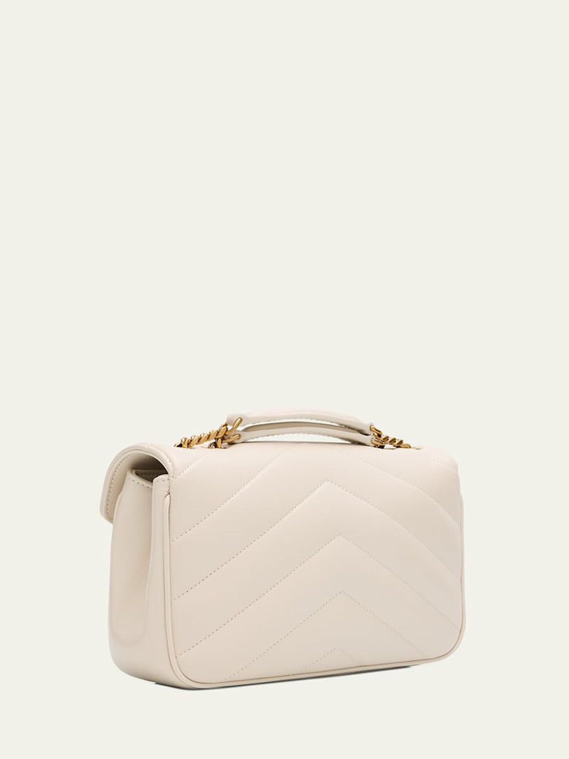 SAINT LAURENT Loulou Small YSL Shoulder Bag in Quilted Leather outlook
