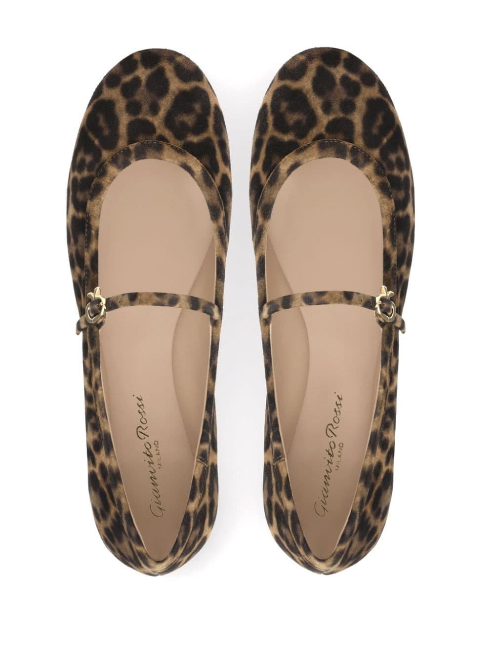 Carla leopard-pattern ballerina shoes - 3
