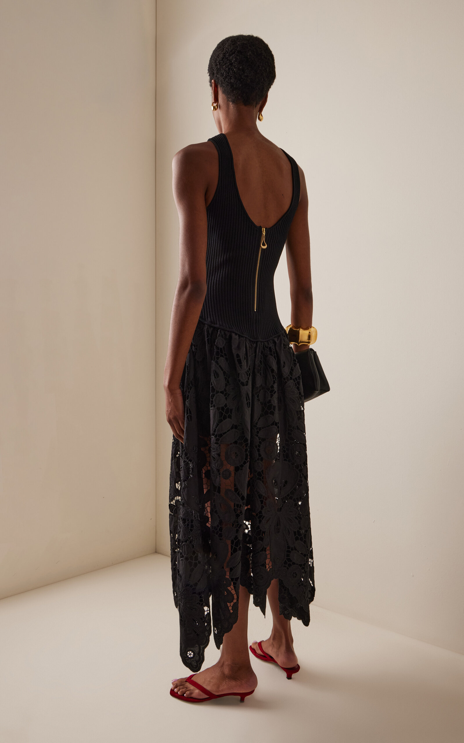 Atlas Knit Midi Dress black - 4