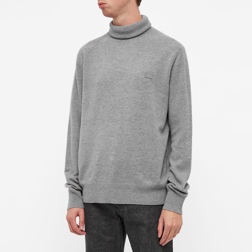 Acne Studios Kurtle New Face Roll Neck Knit - 3