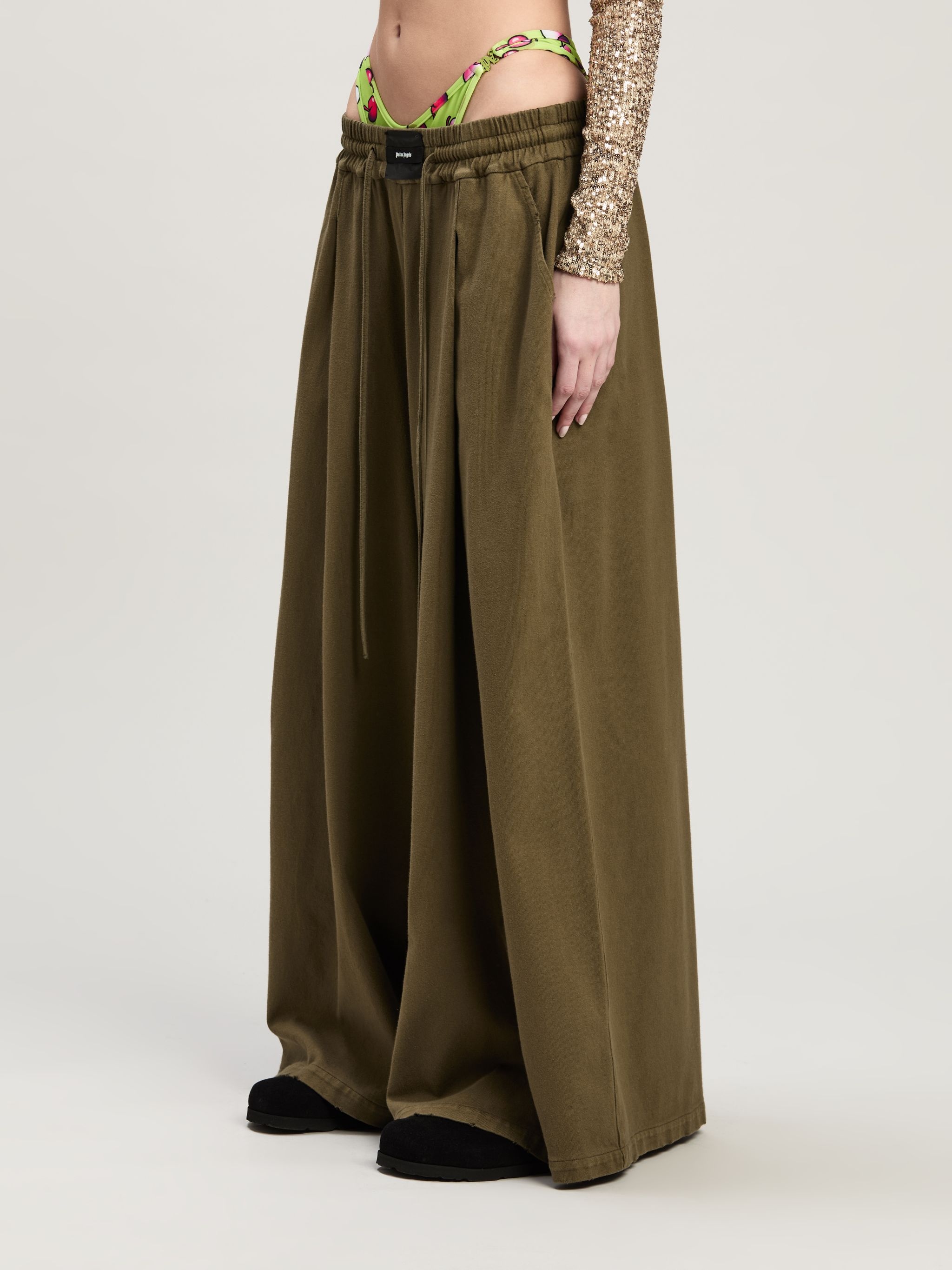 Monogram Wide Leg Sweatpants - 4
