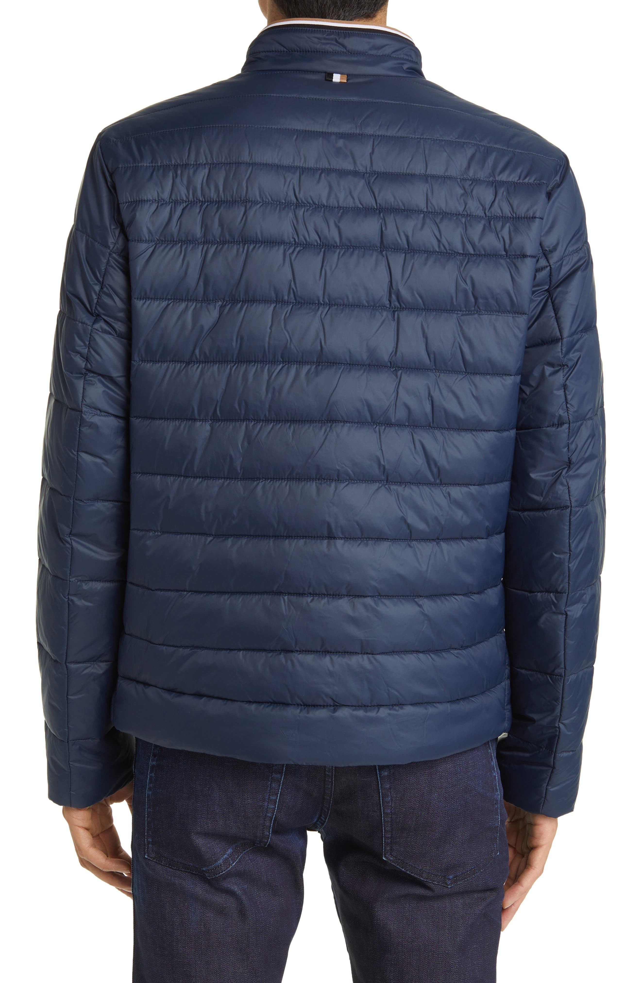 BOSS Darolus Quilted Puffer Jacket in Dk Bu at Nordstrom - 2