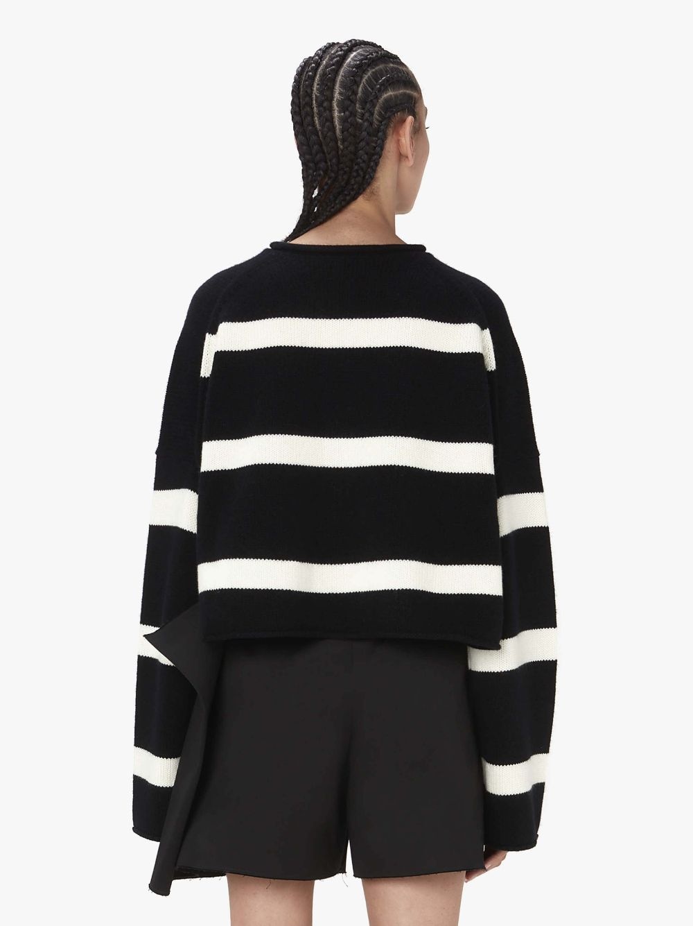 CROPPED JUMPER WITH ANCHOR LOGO EMBROIDERY - 3