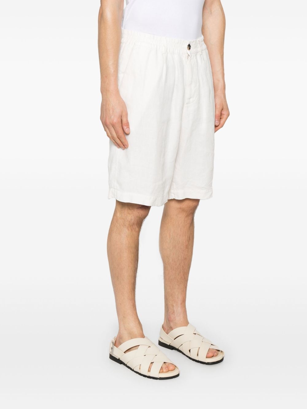 linen shorts - 3